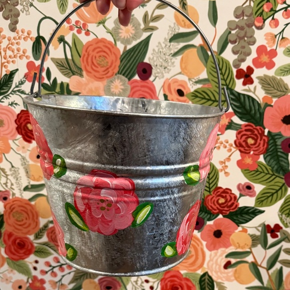 Monogram Floral Bucket - Picture 3 of 3
